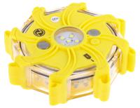 nspulsarpro-y Nightsearcher Yellow Multiple Effect Beacon, Magnetic Mount, LED Bulb, IP65