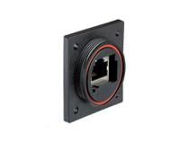 px0890 Bulgin PX0890 Series Female RJ45 Connector, Flange Mount, Cat6a Straight 1 Port