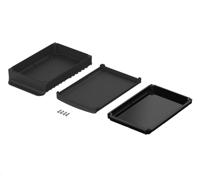 48418655hmt2 Bopla BoVersa Series Black Polycarbonate General Purpose Enclosure, 323 x 185 x 76mm