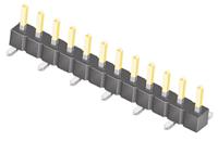 tsm-112-01-l-sv Samtec TSM Series Straight Surface Pin Header, 12 Contact(s), 2.54 mm Pitch, 1 Row, Unshrouded