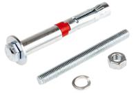 840-0650 RS PRO Steel Concrete Bolt M8 x 80mm, 12mm Fixing Hole