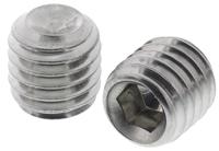 137-859 Plain Stainless Steel Hex Socket Set M8 x 8mm Grub Screw