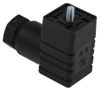 933024100-gds-307-black Hirschmann GDS 3P+E DIN 43650 C, Female Solenoid Valve Connector, 250 V ac/dc Voltage