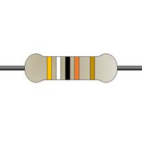 cfr-25jt-52-3k9 Yageo 3.9kΩ Carbon Film Fixed Resistor 1/4W 5% CFR-25JT-52-3K9