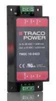 tmdc-10-2423 TRACOPOWER TMDC 10 DC-DC Converter, ±15V dc/ ±333mA Output, 9 → 36 V dc Input, 10W, Chassis Mount, +80°C Max
