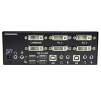 sv231dd2dua StarTech.com 2 Port Dual Monitor USB DVI KVM Switch, 3.5 mm Stereo 1920 x 1200 Maximum Resolution