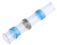 872-6283 RS PRO Blue Low-Density Polyethylene Solder Sleeve 24.5mm Length 1.4 → 2.7mm Cable Diameter