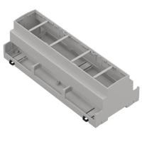 238-3980 RS PRO DIN Rail Enclosure Enclosure Type, ABS DIN Rail Enclosure