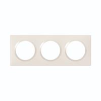 600803 Legrand White 3 Gang Cover Plate Plastic Faceplates & Mounting Plates