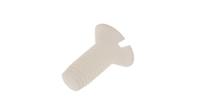 232-6962 RS PRO Slot M5 Countersunk Nylon Machine Screws DIN 963 x 12.0mm