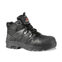 tc3000-04 Rockfall Rhyolite - TC3000 Black Fibreglass Toe Capped Unisex Safety Boot, UK 4, EU 37