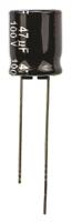 eca2ahg470 Panasonic 47μF Aluminium Electrolytic Capacitor 100V dc, Radial, Through Hole - ECA2AHG470