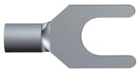 130519 TE Connectivity Uninsulated Crimp Spade Connector, 0.26mm² to 1.65mm², 22AWG to 16AWG, M4 Stud Size