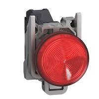xb4bvbm4gex Schneider Electric, Harmony, Fixed Red LED Pilot Light, 22mm Cutout, IP65, Round, 254V