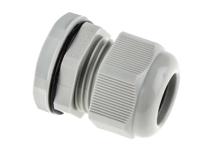 822-9751 RS PRO Grey Nylon Cable Gland, M25 Thread, 13mm min., 18mm max., IP68