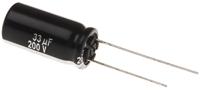 eeuee2d330 Panasonic 33μF Aluminium Electrolytic Capacitor 200V dc, Radial, Through Hole - EEUEE2D330