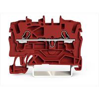 2002-1203 WAGO  TOPJOB S Series Red, 2.5mm², 1-Level, Push-In Cage Clamp Termination, ATEX, EAC Ex, IECEx