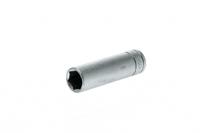 m140610-c Teng Tools 1/4 in Drive 10mm Deep Socket, 6 point, 49.5 mm Overall Length