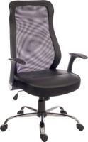 221-6332 RS PRO Black Fabric Executive Chair, 110kg Weight Capacity