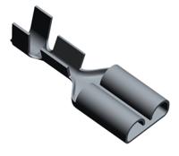 60295-2 TE Connectivity FASTIN-FASTON .250 Uninsulated Female Spade Connector, Receptacle, 7.49 x 0.3mm Tab Size, 0.3mm² to
