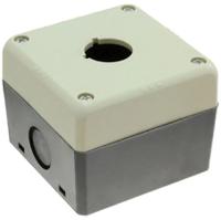 fb1w-111z Idec Grey Polycarbonate FB Enclosure - 1 Hole 22mm Diameter