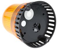 42032075 Werma 420 Series Yellow Sounder Beacon, 24 V ac/dc, IP65, Surface Mount, 105dB at 1 Metre