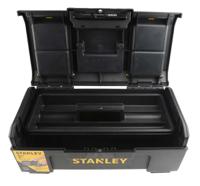 1-79-216 Stanley One Touch 2 drawers  Plastic Tool Box, 410 x 410 x 218mm