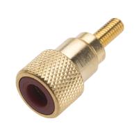 898-7652 RS PRO Panel Mount Loudspeaker Connector Socket, 1 Way, 30ARed, Solder Termination