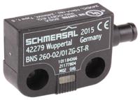 bns-260-0201zg-st-r Schmersal BNS260 Series Magnetic Non-Contact Safety Switch, 24V dc, Plastic Housing, 2NC, M8