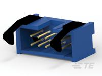 2-1761713-3 TE Connectivity AMP-LATCH Series Straight Through Hole PCB Header, 10 Contact(s), 2.54 mm Pitch, 2 Row, Shrouded