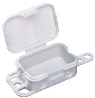33490401 Spelsberg Q 4-L Series Grey Polypropylene Junction Box, IP20, 56 x 40 x 23mm