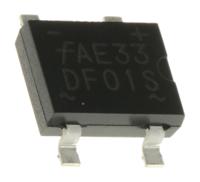 df01s onsemi Bridge Rectifier, 1.5A, 100V, 4-Pin