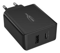 1001-0095 Ansmann 45W USB Adapter AC/DC Adapter 5 → 20 V dc Output, 2.4 → 3A Output