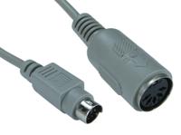 182-8516 RS PRO Male PS/2 to Female 5 Pin mini-DIN KVM Cable
