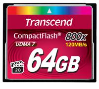 ts64gcf800 Transcend CompactFlash 64 GB MLC Compact Flash Card