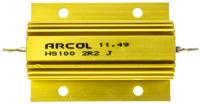 hs100-2r2-j Arcol, 2.2Ω 100W Wire Wound Chassis Mount Resistor HS100 2R2 J ±5%