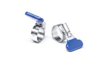 145-0288 RS PRO Zinc-Plated Mild Steel Thumb Screw Worm Drive, 9.5mm Band Width, 11 → 16mm ID