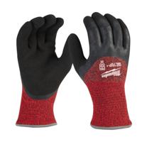 4932480620 Milwaukee Winter Cut D Black, Red Fibreglass, High Performance Polyethylene Work Gloves, Size 11/XL, Latex Coating