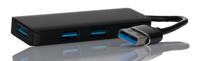 236-9129 RS PRO 4 Port USB 3.0 USB A  Hub, USB Powered