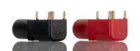 187-3802 RS PRO Black/Red Female Banana Socket, 4 mm Connector, 24A, 1kV, Gold Plating