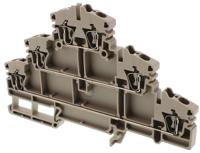 1782300000 Weidmuller  ZDLD Series Brown, 2.5mm², Triple-Level, Clamp Termination