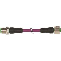 7000-44001-8400300 Murrelektronik Limited Male 4 way M12 to Female 2 way M12 Sensor Actuator Cable, 3 m