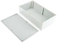 1591egy Hammond 1591 Series Grey Flame Retardant ABS Enclosure, IP54, Grey Lid, 191 x 110 x 61mm