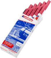 rs-4-751002 Edding Red 1 → 2mm Fine Tip Paint Marker Pen for use with Glass, Metal, Plastic, Wood
