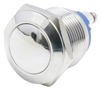 r19dfsstag EOZ Push Button Switch, Momentary, Panel Mount, 19.2mm Cutout, SPST, 48 V dc, 250V ac, IP65