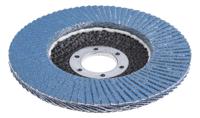 3m556d-b61790 3M 566A Zirconia Aluminium Flap Disc, 115mm, Medium Grade, P80 Grit