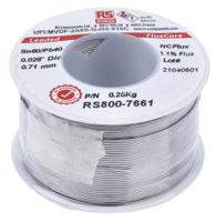 800-7661 RS PRO Wire, 0.71mm Lead solder, 183°C Melting Point