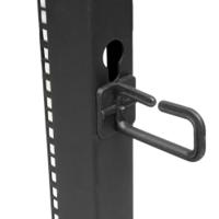 4postrack8u StarTech.com Black 8U Steel Server Rack , with 4-Post Frame