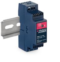 tblc-15-124 TRACOPOWER TBLC 15 Switched Mode DIN Rail Power Supply, 85 → 264V ac ac Input, 24V dc dc Output, 630mA Output,