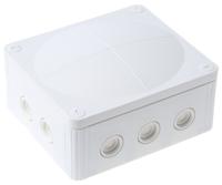 12105w WISKA Combi Series White Polypropylene Junction Box, IP66, IP67, 160 x 140 x 81mm